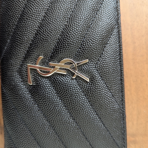 YSL CASSANDRE MATELASSÉ Fragments bi-fold wallet Black - Picture 11 of 11